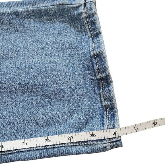 Levi's 505 Straight Leg Denim Jeans Women's 8 Mid Rise Medium Blue Stretch - Picture 13 of 13